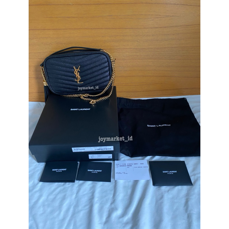 YSL Yves Saint Laurent - lou mini bag camera bag authentic original 100%