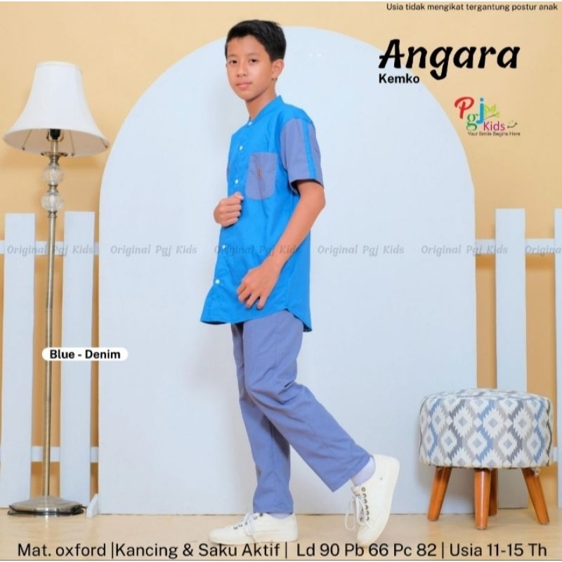 Setelan Koko Anak Remaja Tanggung Ld90 Usia 9-10th Anggara