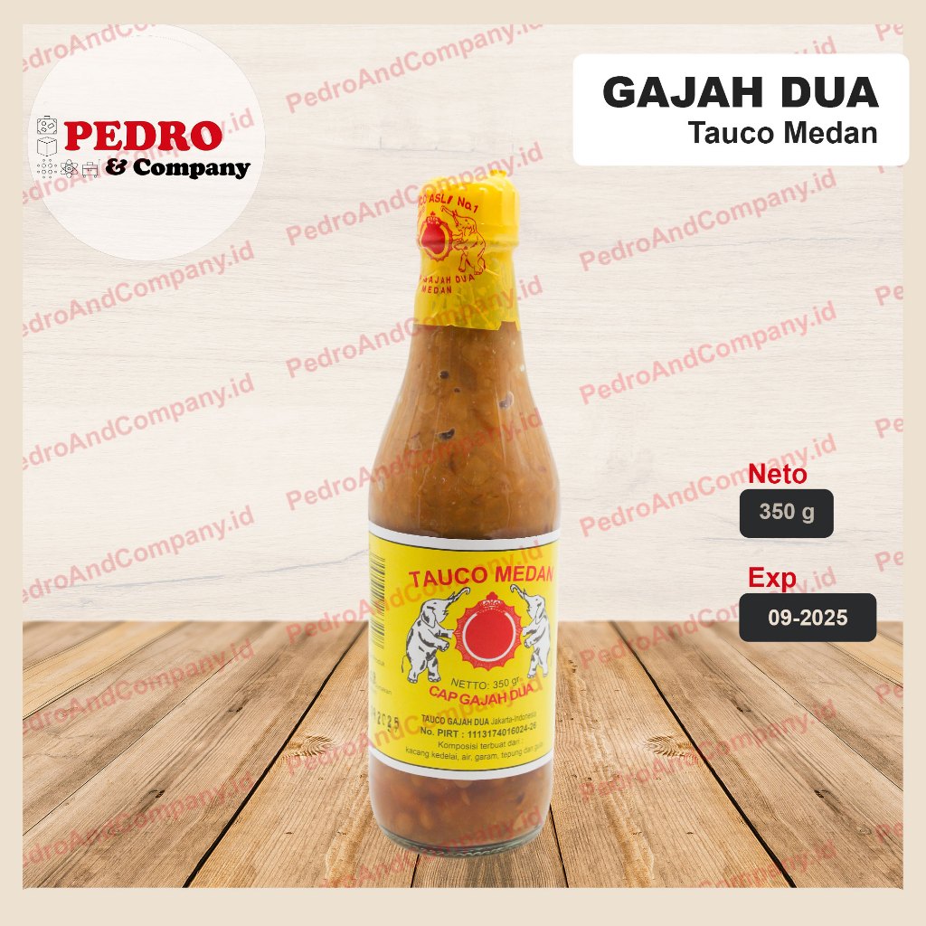 

Tauco asli no1 cap gajah dua medan 350 gram