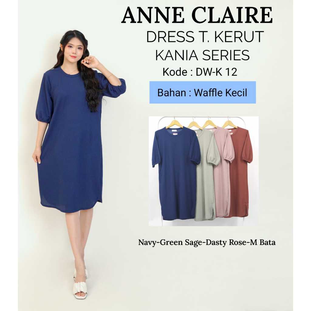 Dress Daster Polos Waffle Anne Claire