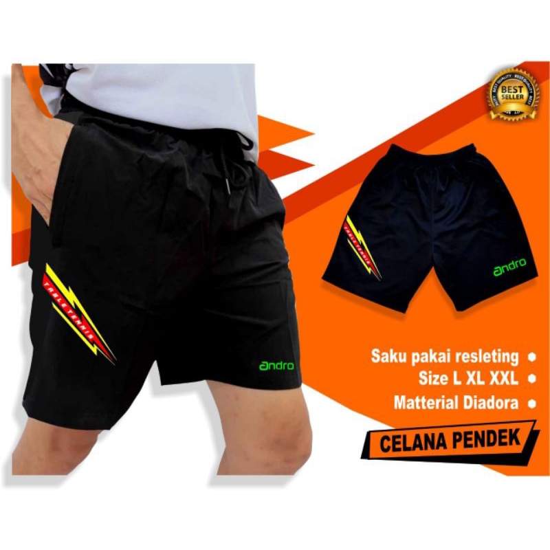 celana pendek diadora bahan diadora tebal celana unisex olahraga tennis