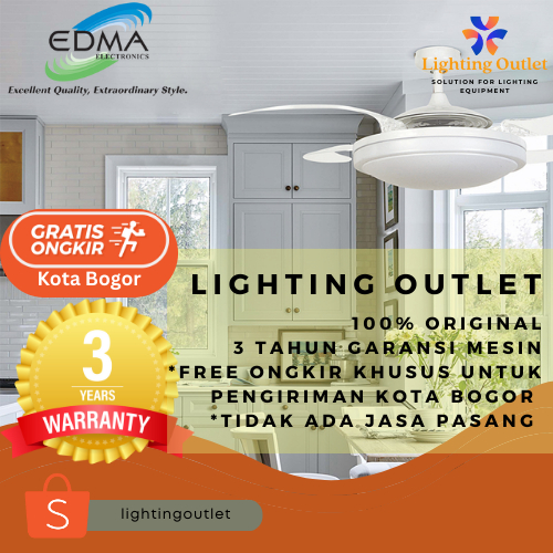 Kipas Angin Gantung Plafon MT Edma 48" Fanaway Remote Control