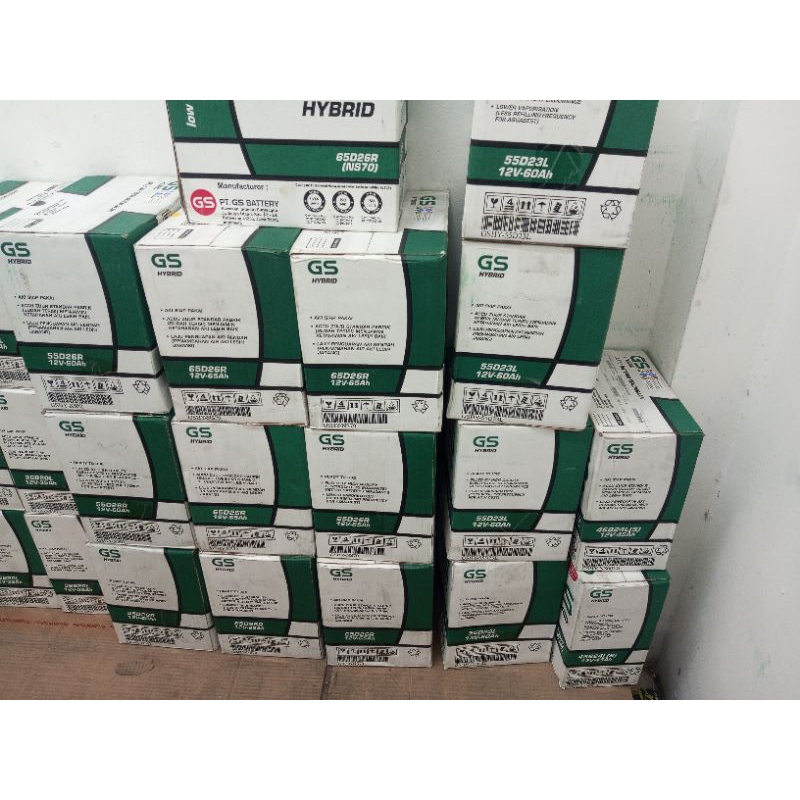 aki baru GS  astra hybrid ns60 RL/LS 45ah