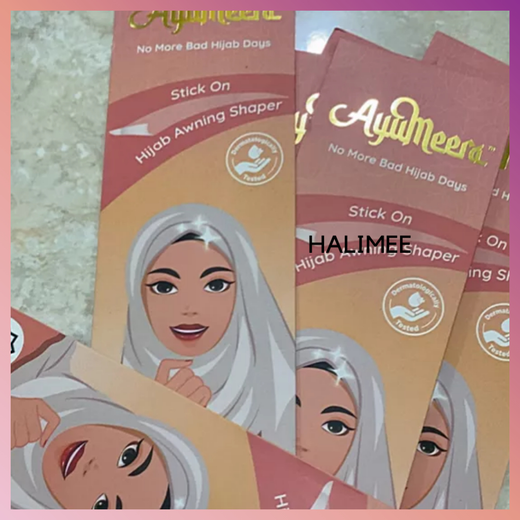 Hijab Shaper Tape Ayumeera Langsung Tempel Bukan Di Spray Jilbab Anti Letoy Mika Hijab Tidak Mleyot 