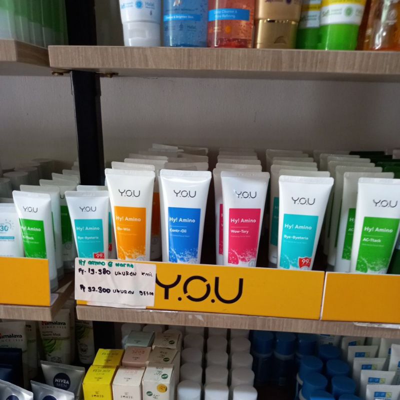you hy amino facial wash|you sabun wajah hy amino