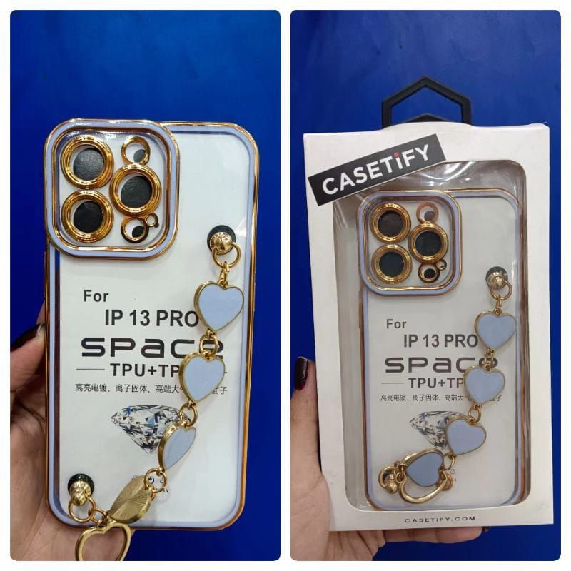 CASE LISTCROME + GRIP RANTAI IPHONE 13 PRO/ 13 PRO GANTUNGAN GRIP