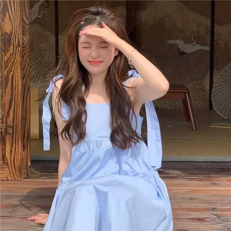 ZERAX - DRESS MAXY WANITA / DRESS MIDI TIED / OUTFIT CASUAL KEKINIAN ALA KOREAN LOOK / DRESS PANTAI