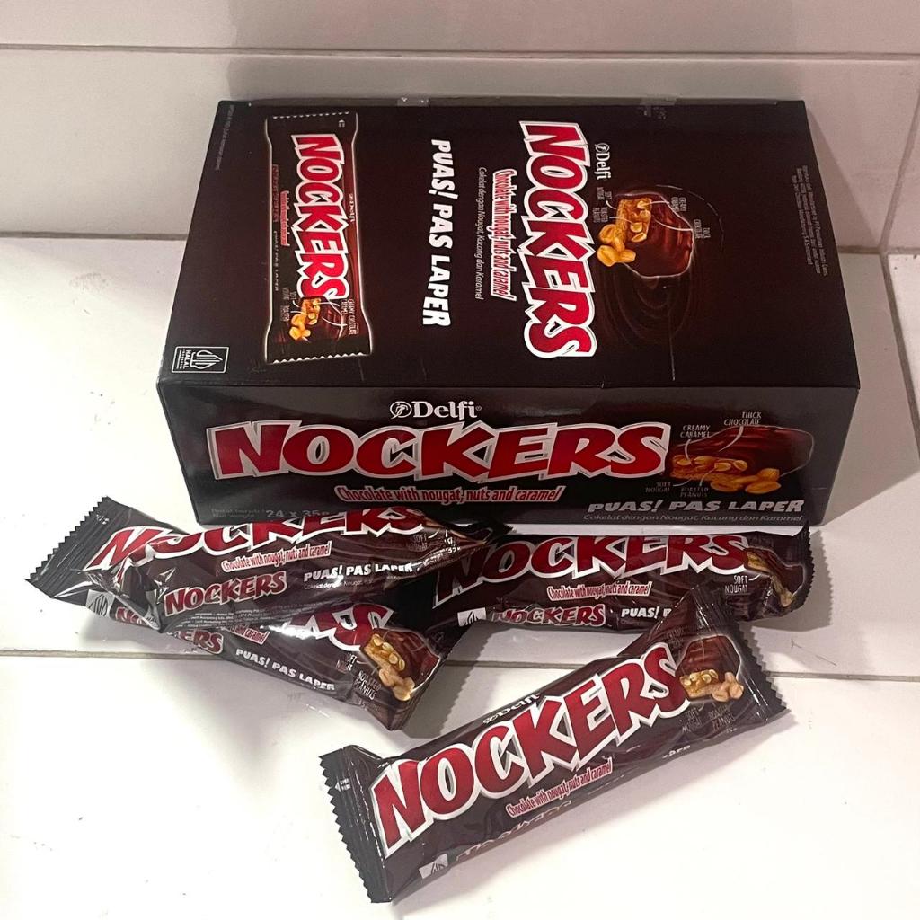 DELFI MILK CHOCOLATE NOCKERS 35 GRAM 1 BOX ISI 24 | COKLAT NOCKERS