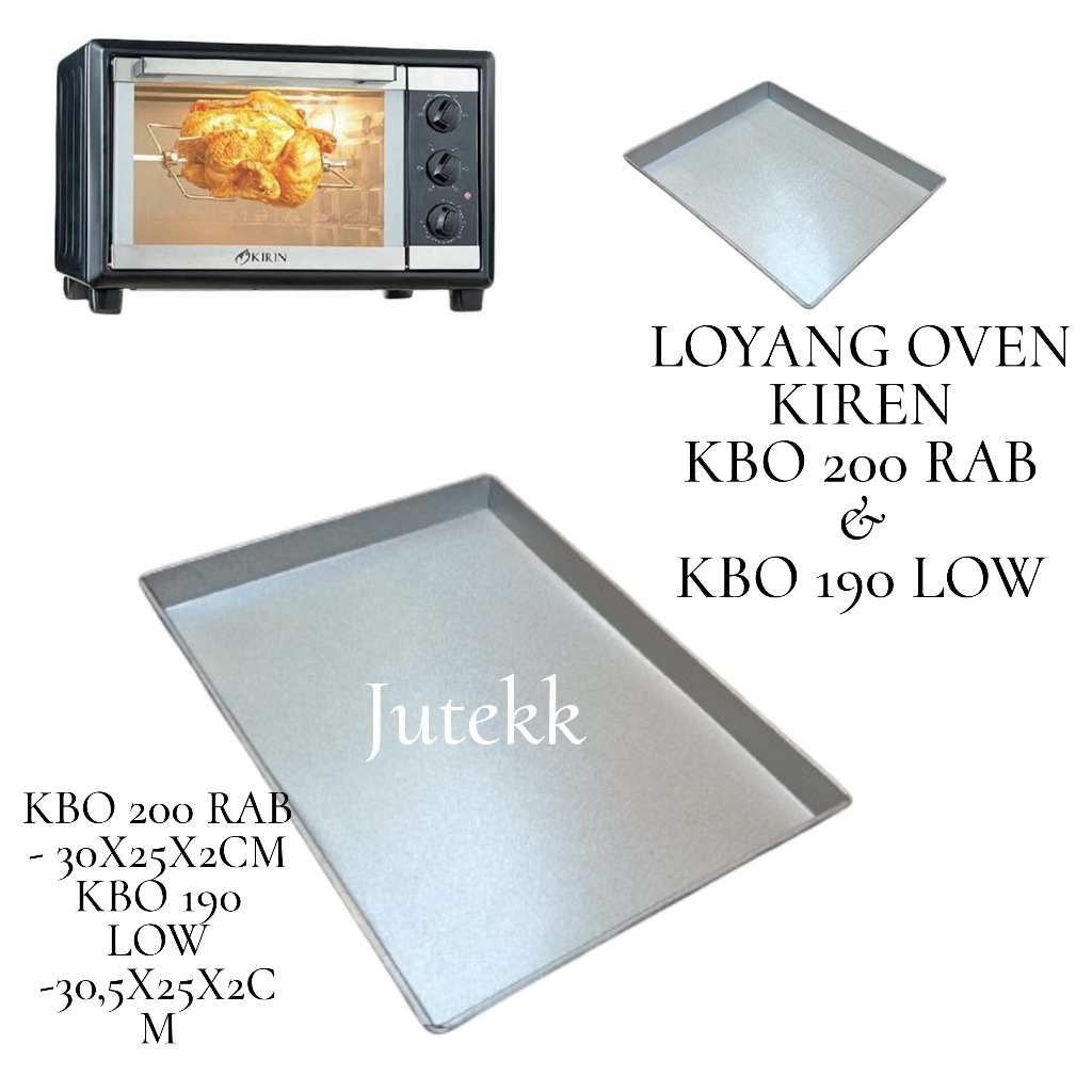 Loyang oven listrik,loyang oven kirin, loyang kue, loyang oven kue kering 2 vaian KBO200RA & KBO190L