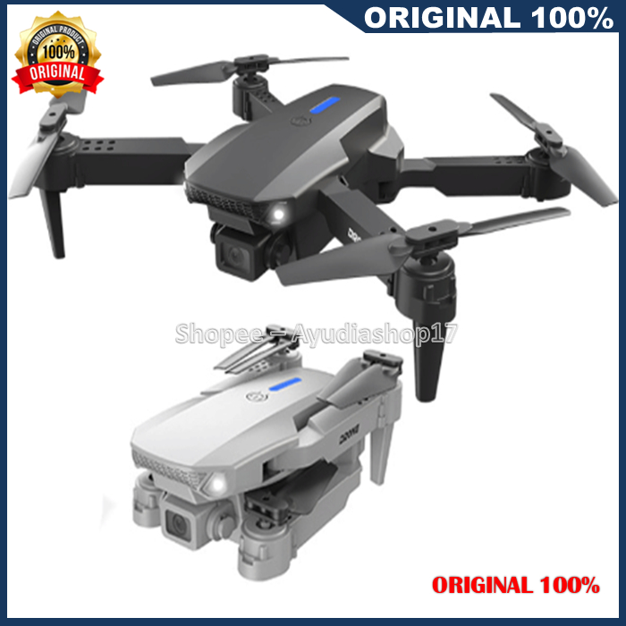 Drone E88 Pro 4k Dual Camera HD Tahan Air 100% ASLI