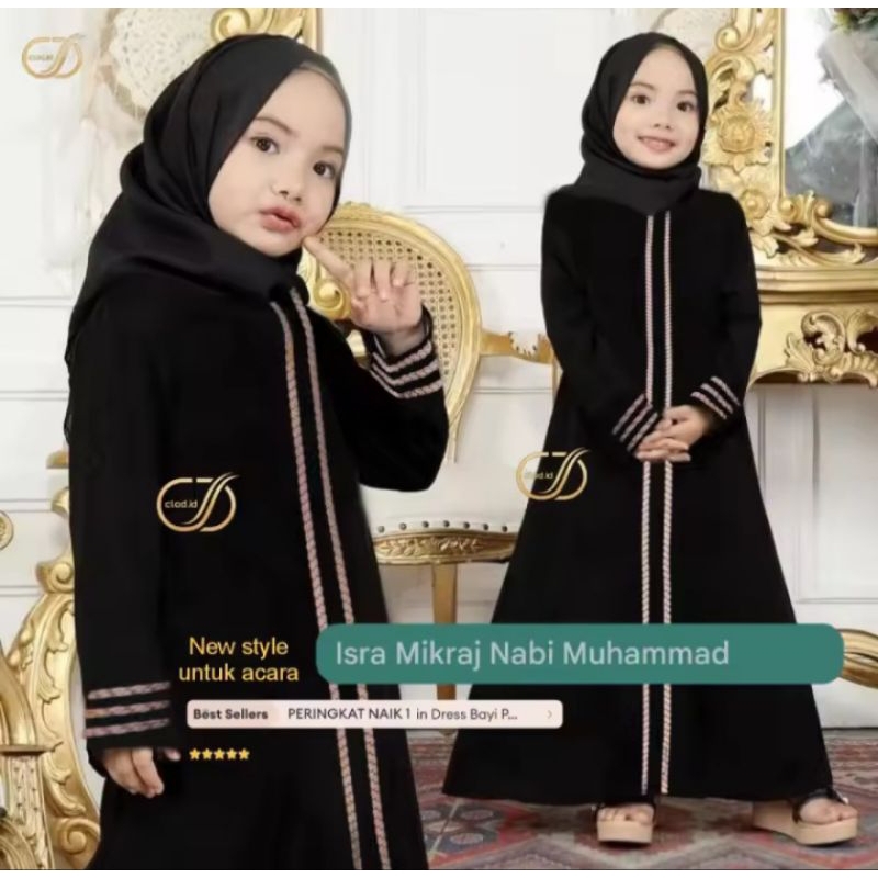 Gamis Abaya Couple Ibu dan Anak - Abaya Marocain