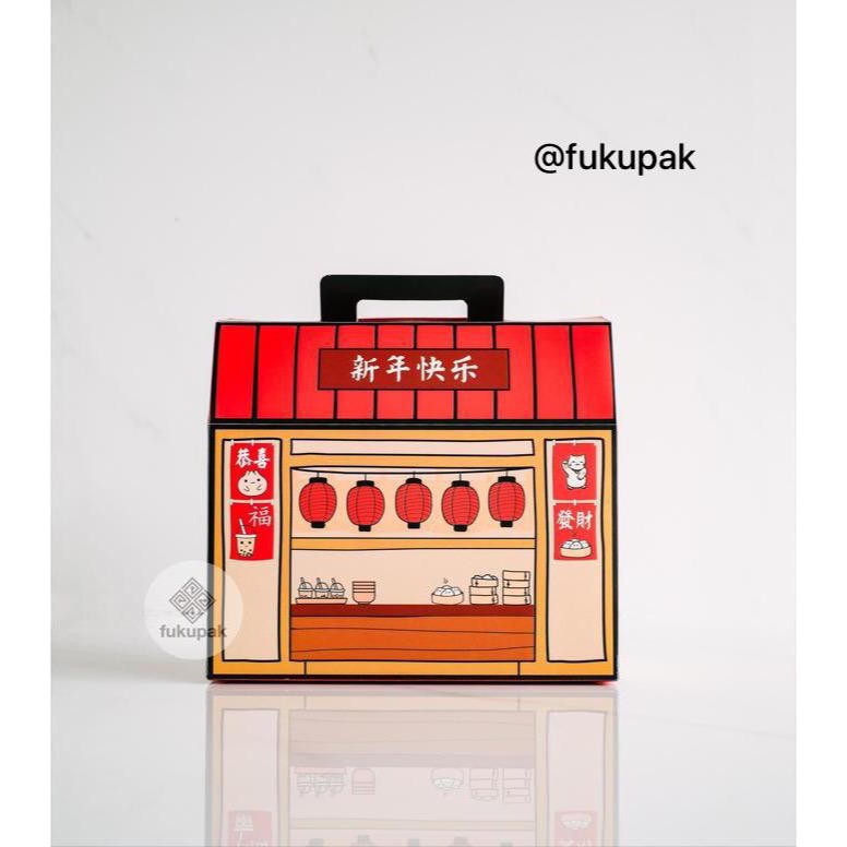 

Box CNY Market (10pcs) kotak sincia kue imlek toples kue kering roti