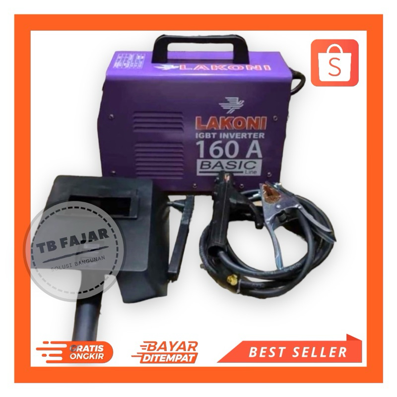 Lakoni Basic 162 IXS Mesin Travo Las Inverter 160A 900 Watt 162 IXS