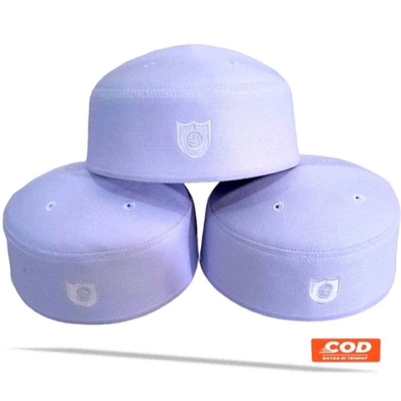 (GROSIR) PECI MALAYSIA SONGKOK PUTIH HAJI KOPIAH PUTIH MADINAH