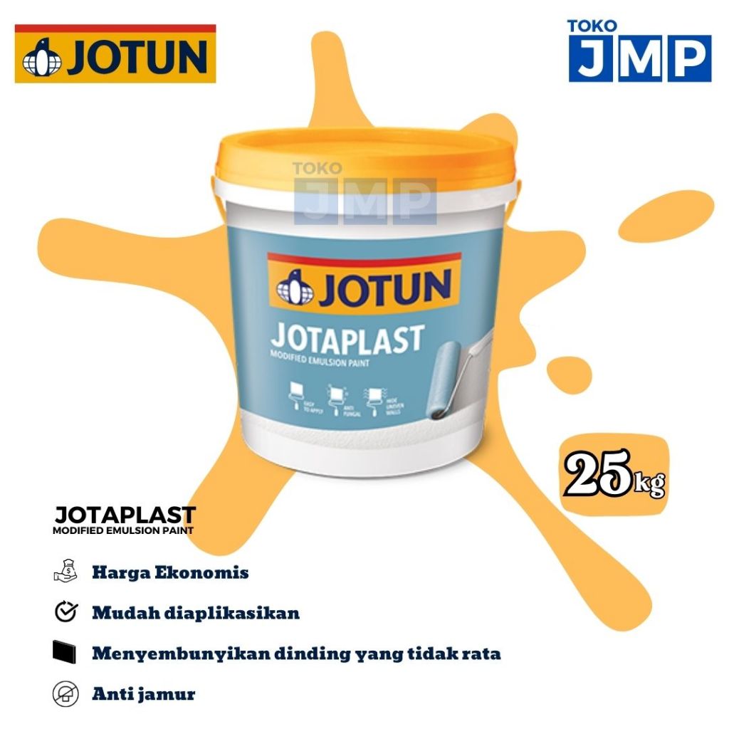 CAT TEMBOK JOTUN JOTAPLAST 18 LITER 26 KG PAIL WARNA LENGKAP BISA REQUEST
