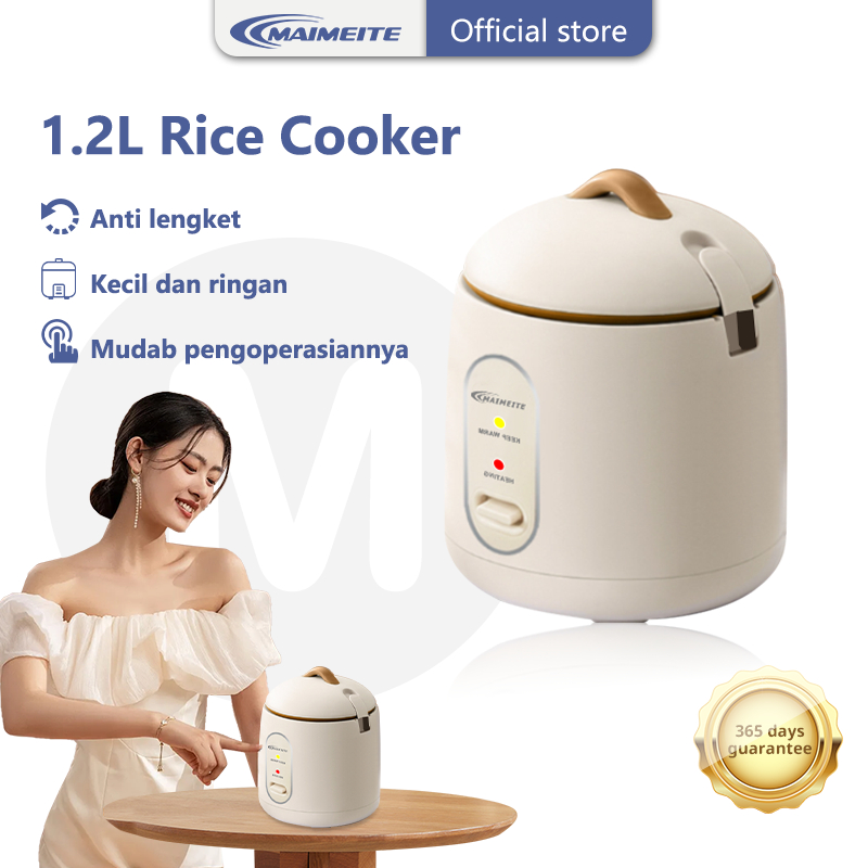 MAIMEITE Magic Com 1.2 liter Penanak nasi Kecil dan portabel Low watt Rice Cooker