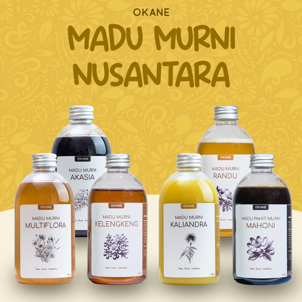 

Madu Murni Asli OKANE Varian Nektar Bunga 330 gr