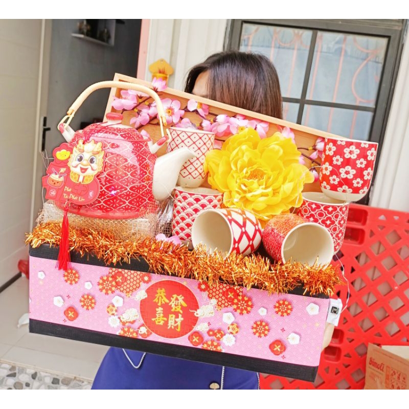 

hamper Chinese tea pot Chinese tea parcel imlek