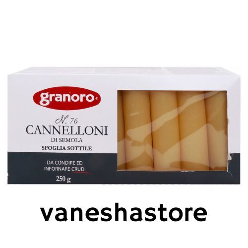 

Granoro Cannelloni N 76/Pasta Cannelloni 250 Gr 019