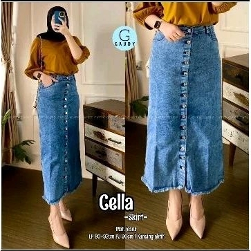 Cella Skirt Jeans (GAUDY)