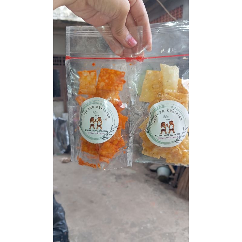 

kripik pangsit gurih pedas kripik pangsit murah