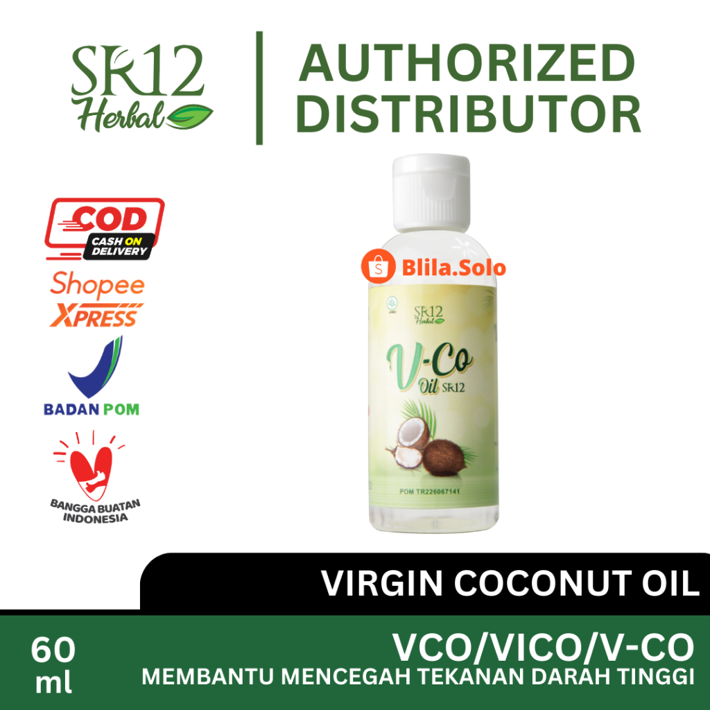 

Virgin Coconut Oil 60ml SR12 Vco Vico Minyak Kelapa Murni BPOM