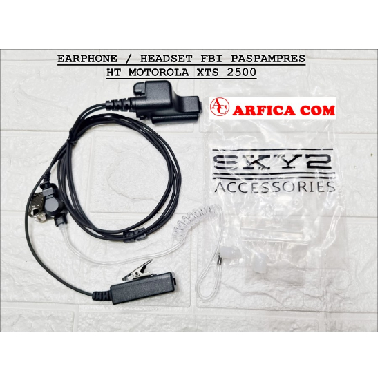 EARPHONE FBI HT MOTOROLA XTS 2500 - HEADSET MOTOROLA XTS2500 XTS 1500