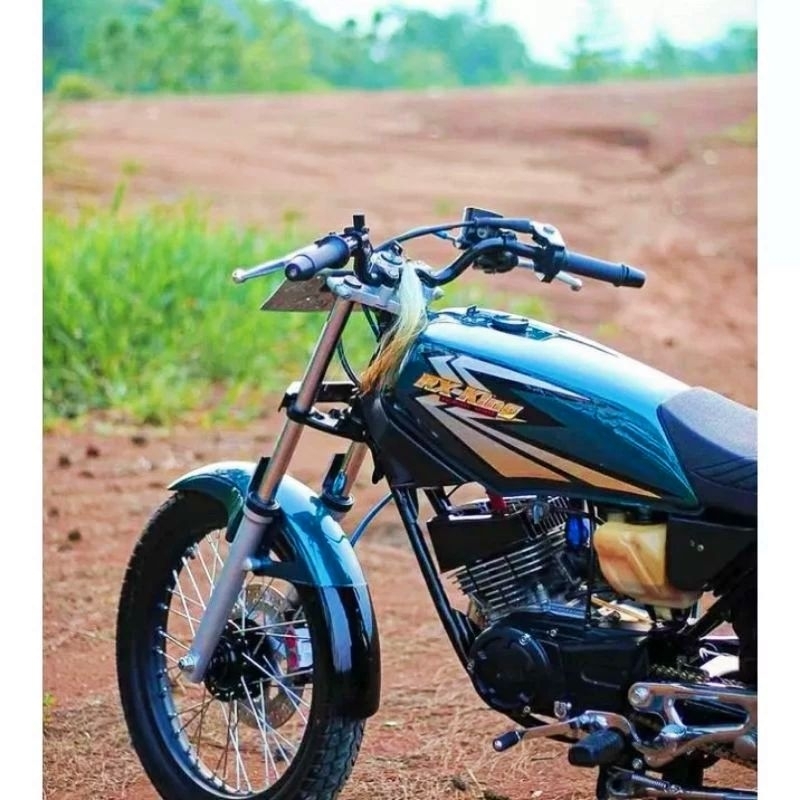 Striping lis sticker standar ORI yamaha rx king 2002 hijau stiker rx king hijau 2002