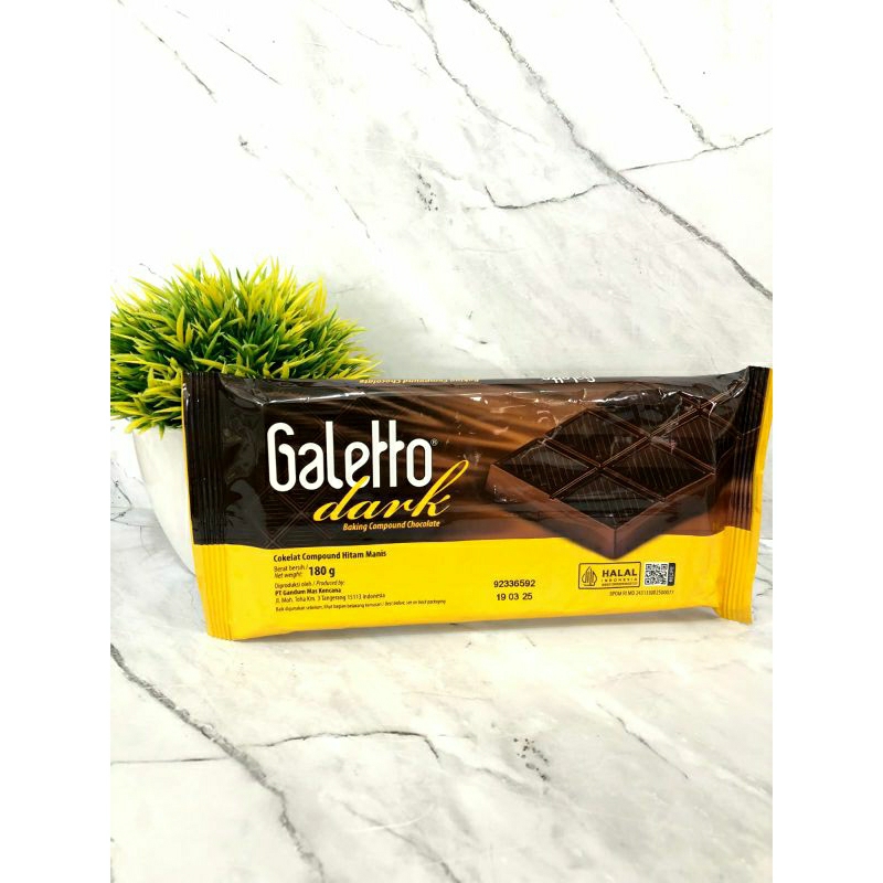 

Coklat Galetto Dark 180gr