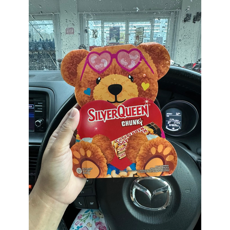 

(READY) Silverqueen Bear Valentine Chunky Cashew Special Edition / silverqueen beruang