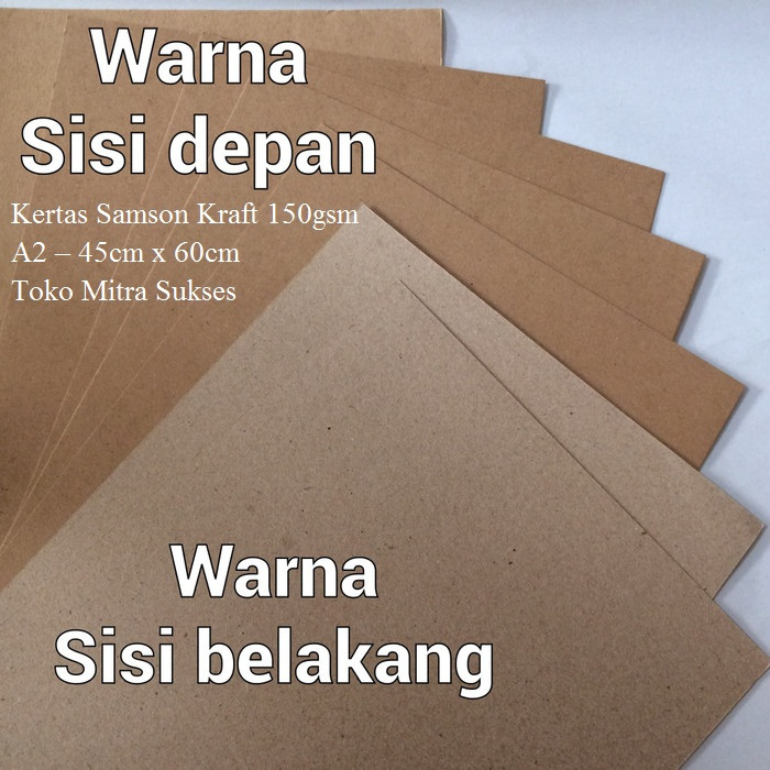 

Kertas Samson Kraft A2 - 45cm x 60cm Harga Per LEMBAR