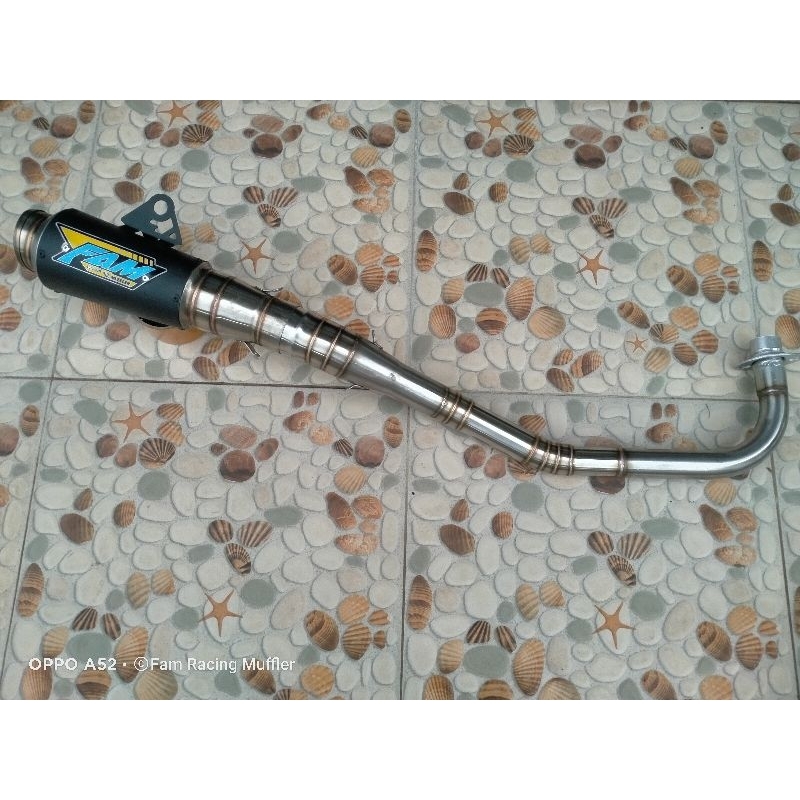 KNALPOT FAM DRAG BORE UP SLEEP ENGINE 115CC 200CC JUPITER Z VEGA R