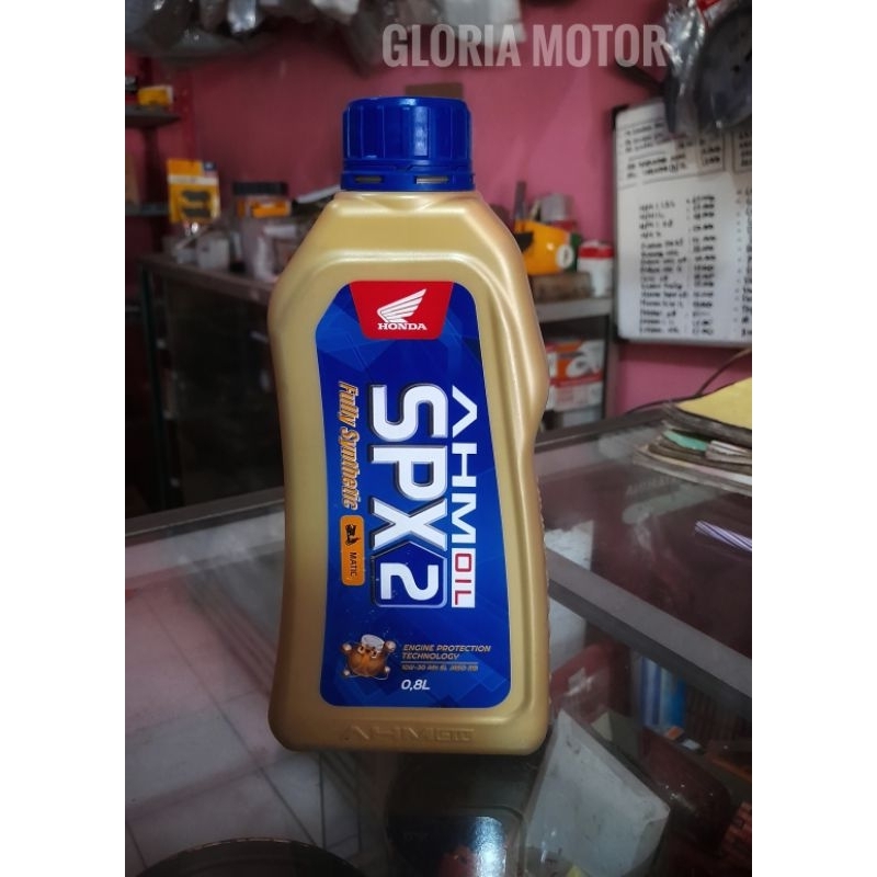 OLI AHM SPX 2 O.8 OLI HONDA SPX 2 OLI MOTOR HONDA AHM OLI ASLI HONDA OLI 100% ASLI  OLI AHM SPX 2 OL