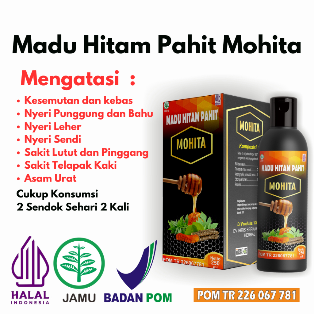 

Mohita Madu Untuk Mengobati Kolesterol, Hipertensi, Darah tinggi, Diabetes