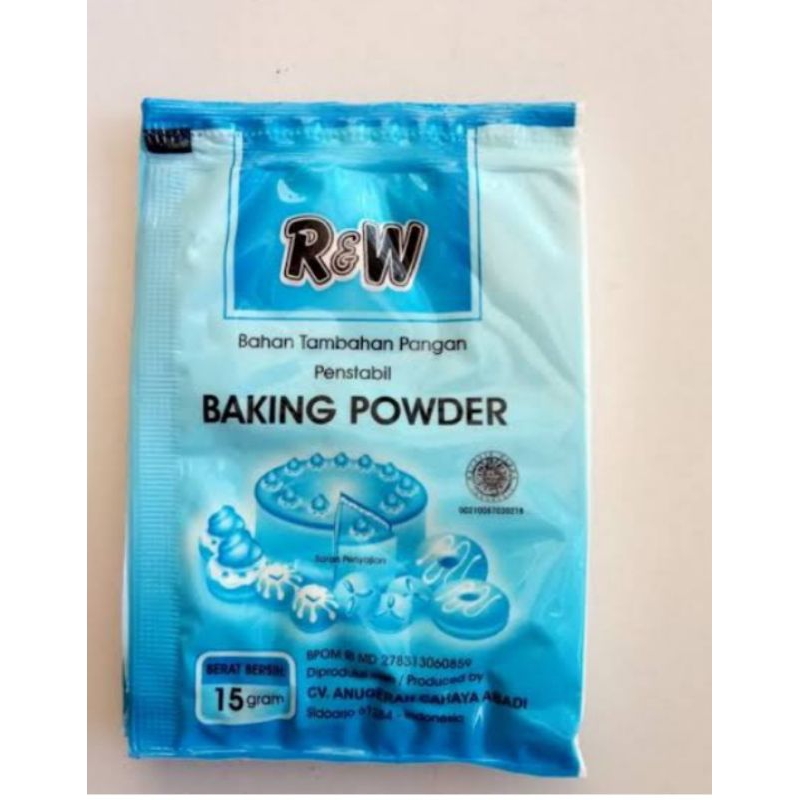

R&W Baking Powder Sachet double Acting 15gr