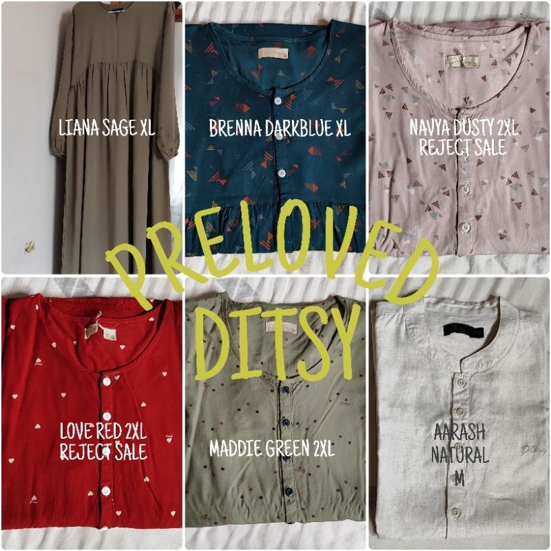 DITSY PRELOVED 2024 / PL DITSY L XL / SUMMER / VINTAGE / SERIES 1