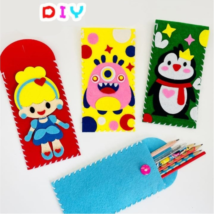 

[BS] DIY Tempat Pensil Pena Peralatan Sekolah Anak