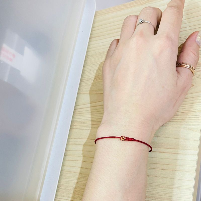 GELANG TALI EMAS ASLI 24K EMAS HK ASLI 9999%