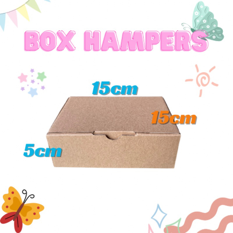 

Box Hampers Kardus Hampers Kardus Kado Gift Box Kardus Packing 15cmx15cmx5cm