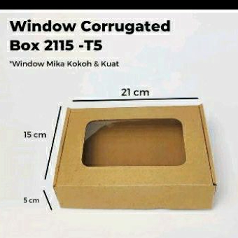 

Hampers Box Window Corrugated Box 21x15 T5cm
