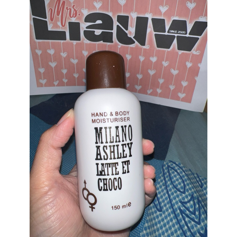 •MrsLiauw• MILANO ASHLEY Hand & Body Moisturiser Lotion Choco 150ml