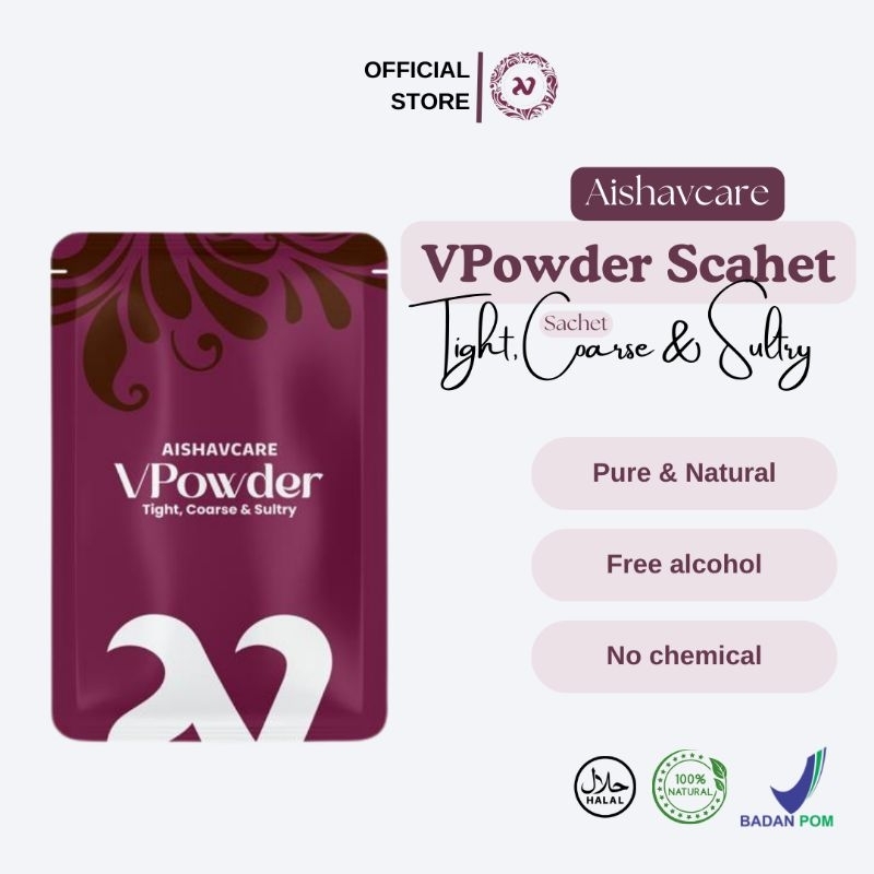 AISHAVCARE KEMASAN SACHET VIRGIN POWDER - PERAWATAN KEWANITAAN MISS V - MISS V RAPAT DAN KESAT