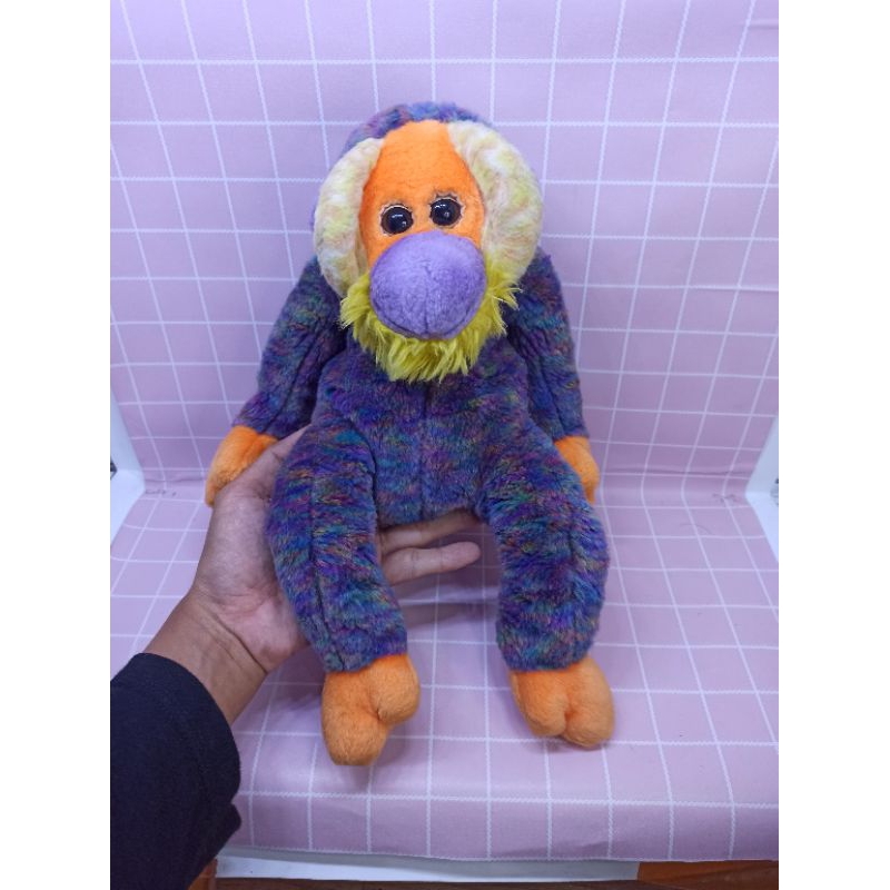 boneka monyet bekatan original ty collection