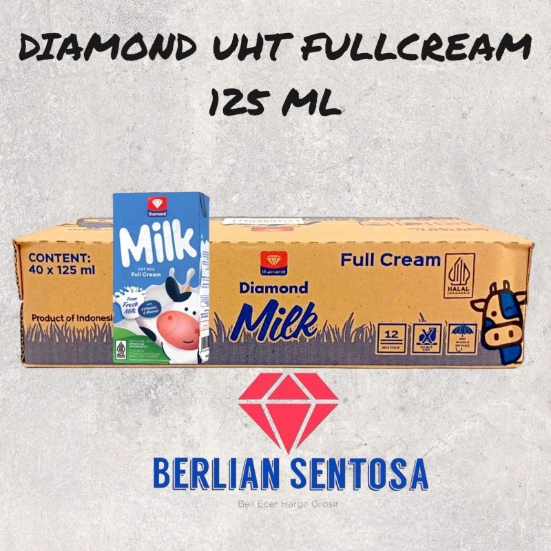 susu uht diamond 125ml DUS