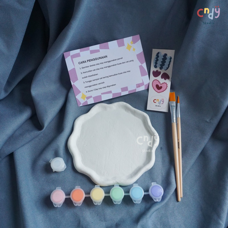 Bloom Clay Tray DIY Kit / Painting DIY Kit