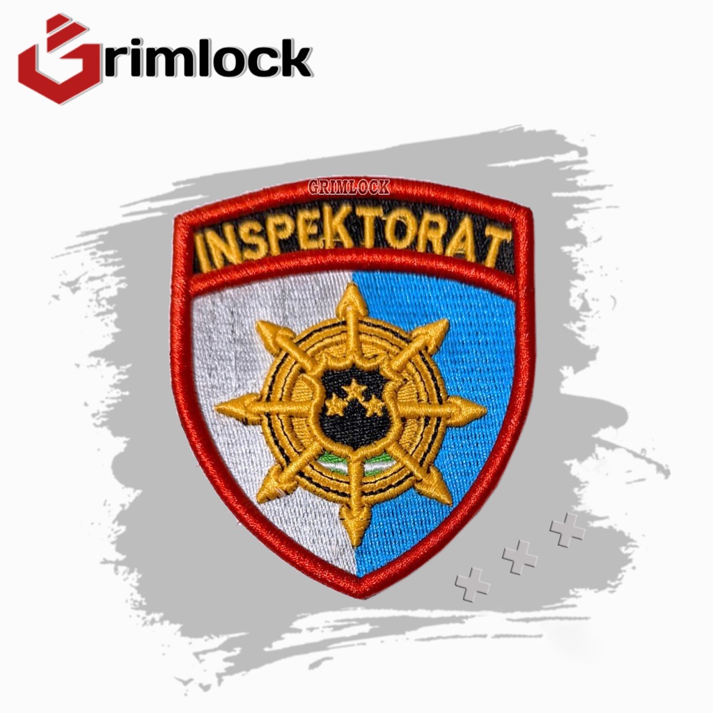 Bet Inspektorat Polri Bordir / Badge Inspektorat Bordir / Bordir Pdl Timbul