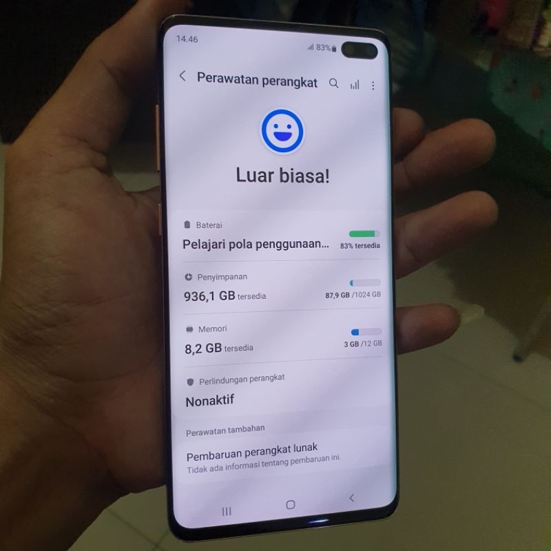 Samsung S10 plus 12/1TB