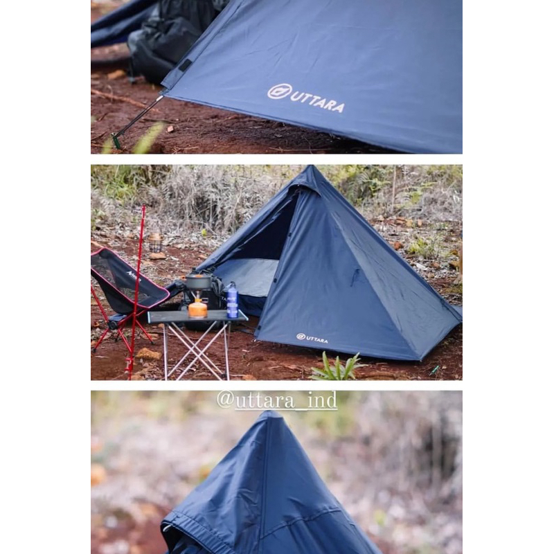 Tarp Tent Uttara Tenda gunung Ultralight hiking tenda satu person dan dua person