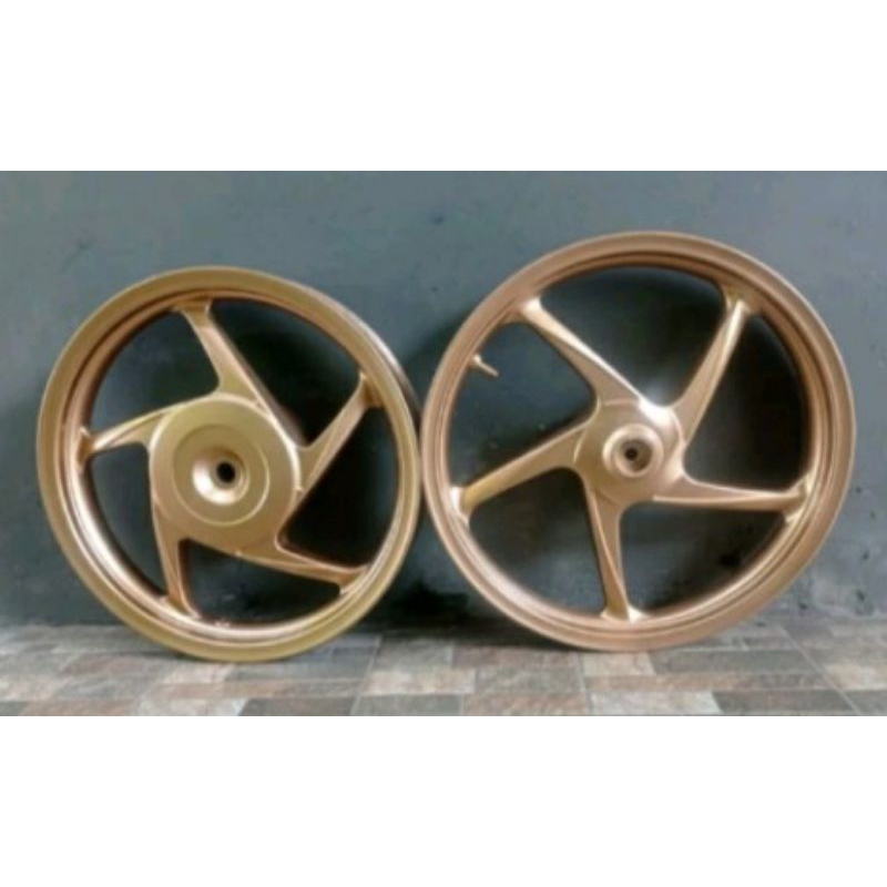 Velg Pelg Peleng Depan Belakang Honda Vario125 Old Original Warna Gold