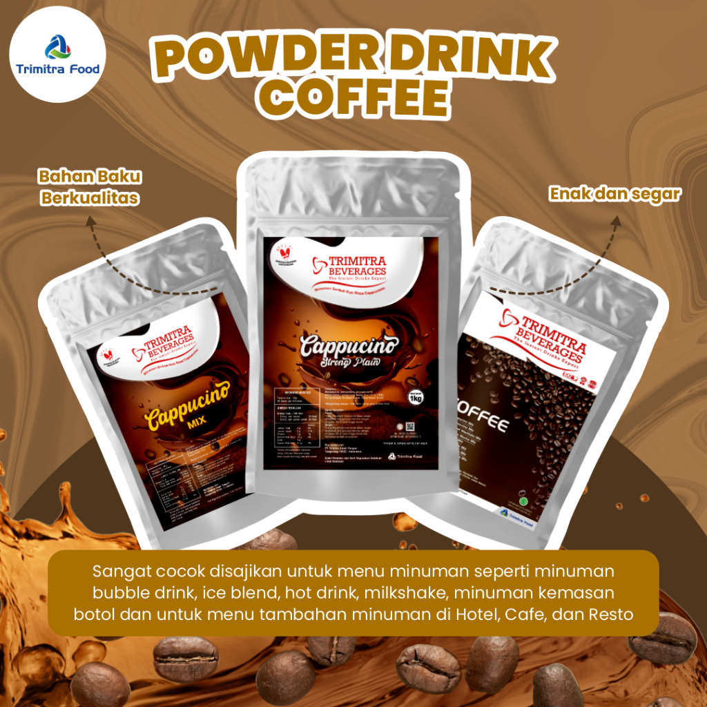 

Bubuk Minuman Powder Drink Aneka Rasa Varian Coffee Mix Dengan Gula 1 Kg Halal